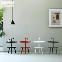 Nordic corners several modern minimalist bedrooms headboard floating windows movable small table light and small round table tea table