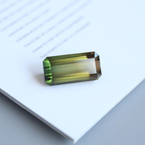 24 24 49 carat natural bicolor green bicolor stone large grain large star anise electro-optical fire color inlaid pendant pendant