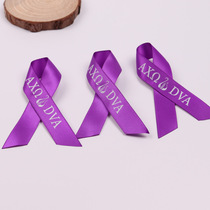 Public Welfare Love Ribbon Pink Blue Red Yellow 5 Colors Selectable Breast Pin Pink Custom Logo Print