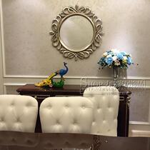 European fireplace wall-mounted mirror Entrance decorative mirror American country dressing mirror Bathroom washing mirror Dinner side mirror