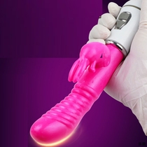 Female products Masturbation self-defense pumping orgasm pure double shock AV vibrator female massage pleasure device oversized coarse plus