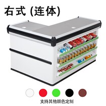 Convenience store pharmacy mother and child shop front counter corner simple combination wooden small supermarket cashier counter