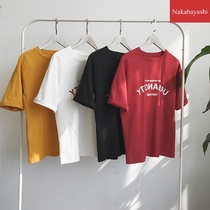 Early spring ins womens clothing 2021 summer Korean new short sleeve T-shirt female loose student clothes womens top fashion