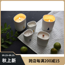 Read air space and home fragrance creative hand-painted scented candles simple fashion natural plant wax