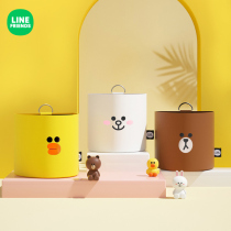 LINE Brownbear car air outlet storage bucket car storage decoration mobile phone storage bag car storage box