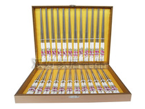 Tableware bone china chopsticks stainless steel ceramic home creative gift set porcelain chopsticks Korean creative