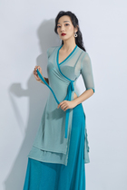 Magnificent Solo Show Belly Dance Classical Dance Practice Sweaty Dress Rehearsal for a Elegant Modern Wind Dance Women Suit