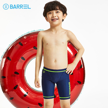 BARREL Korean children Training Jammer swimming quick-drying sun indoor five-point swimming trunks men and women Summer