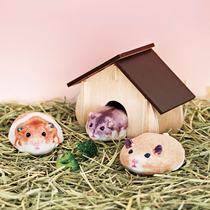 Japan FinRichie dream YOU MORE meat feeling soft Q hamster tunic snack with zero wallet small matter bag medicine bag