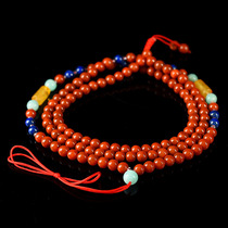 19 00 gr finely crafted design South red agate with honey wax gold stone necklace