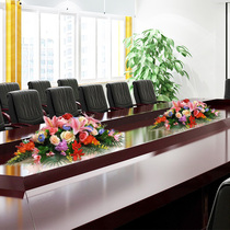 Conference room fake flower decoration business simulation flower living room decoration fake flower Flower Bouquet decoration floral table flower decoration