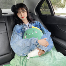 Suitable for Mercedes-Benz BMW Audi car pillow quilt dual-purpose car with waist support cute creative blanket car cushion