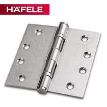 HAFELE stainless steel 4 inch widened brushed wood door hinge bearing silencer hinge widened 1 piece