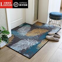 LXRXDD mat door mat living room enter the door to the home with water absorption Nordic simply basalt entry door to rub the foot pad