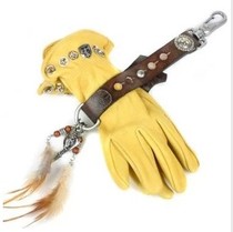 Motorcycle Knight Personalized Glove Clip Pure Cowhide Hand Imported Motorcycle Gloves Organizer Clip AC30830