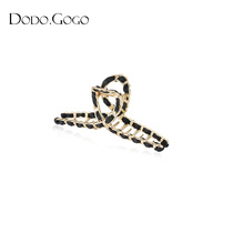 South Korea Shark Clip Rear Brain Spoon Hair Accessories Woman Autumn Winter Elegant Temperament Net Red Disc Hair catch large claw clip small gripping clip