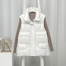 Down Vest Women short 2020 autumn and winter New Korean loose light down jacket vest waistcoat