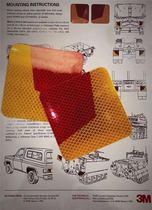 US military version 3M reflective car sticker safety warning reflective sticker 39 9 set of two