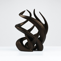 Abstract Jane Mei resin ornaments FRP high-end soft hotel lobby hall model corridor large decoration landing