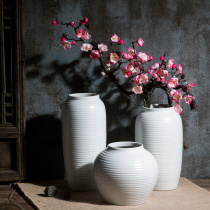 Nordic vase Gypsophila White household ceramic small flower dry flower European style simple living room flower arrangement decoration ornaments