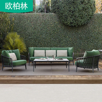 Outdoor Balcony Rattan DOUBLE SOFA NORDIC SIMPLE RATTAN ART SOFA FURNITURE DESIGNER HOTEL LIVING-ROOM SOFA-HAIR CHAIR
