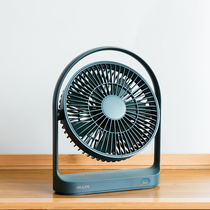 A few small fans Desktop small mini rechargeable portable USB fan Ultra-quiet large wind office desktop student dormitory table summer bed silent car small electric fan