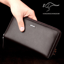 Big wallet male long - leather zipper large capacity men handbag bag handbag male bag bag in 2022 new tide