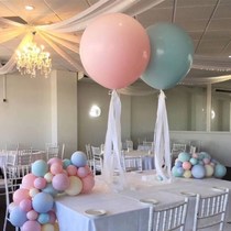 18-inch big balloon candy color romantic macaron decoration wedding room wedding scene festival arrangement macaron balloon