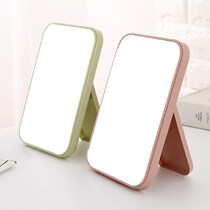 Dressing table folding mini mirror sweet desk love makeup Net Red free mail cute mens square Mirror Mirror