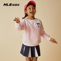 MLB childrens official boys and girls sports clothes cute cartoon long sleeve foreign style loose pullover top tide