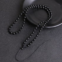 Handmade bead chain agate pendant lanyard chain rope Jade Jade ball neck pendant rope for men and women
