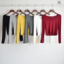 Body Training Dress Dance Dress Women's Long Sleeve Tight Modal Jacket Classical Dance Modern Dance Training Dress Yoga Dress