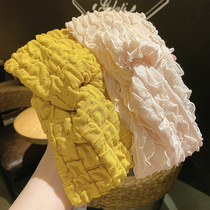 Hairpin Net red 2021 New broken hair head hoop female autumn and winter thin wash face tie hair belt retro headdress