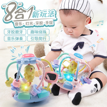 Baby toys 0-1 years 3-6-12 Seven months girls puzzle half-year-old baby ball type hand grip can bite boy