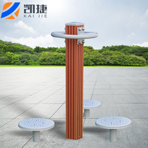 Capgemini quality plastic wood new national standard outdoor fitness equipment Outdoor community Park Square fitness path twister