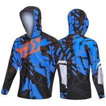 2021 summer new outdoor ice silk sportswear men fishing suit quick-drying anti-ultraviolet