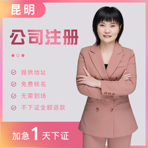 Kunming Corporation Registered Enterprise Agent Bookkeeping Tax Report Tax Self-employed Business License Substitute for Business License Generation