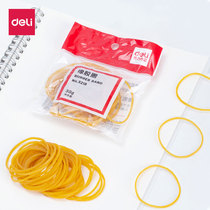 Deli 3218 rubber band rubber ring yellow floating rubber ring 30 grams cowhide tendon office supplies stationery