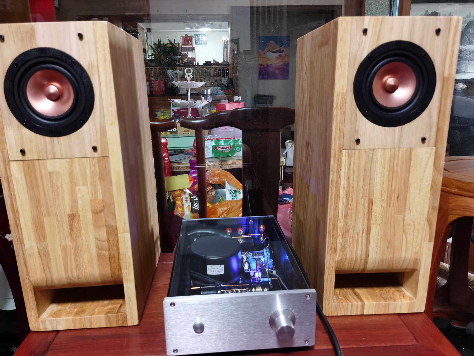 lm3886搭棚功放机tda7293搭棚成品功放机 sk3875 搭棚功放 - 买家秀