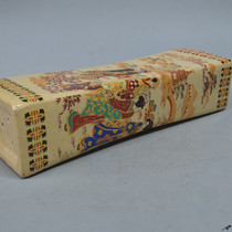 Antique porcelain pillow top frame Jingdezhen ceramic porcelain antique home goods rectangular pillow maid porcelain