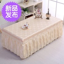 Coffee table dust cover table cover rectangular European living room wardrobe waterproof cabinet pad Joker tea set set TV cabinet