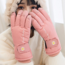 2020 winter waterproof riding motorcycle mens cold-proof fleece plus cotton warm gloves women play ice ski gloves