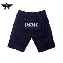 Summer Multi Pocket Shorts Men's P44 Cargo Trousers Large Casual Half Pants Trend US Marines