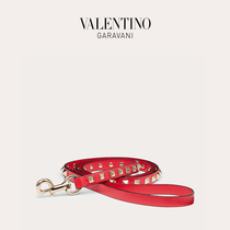 VALENTINO VALENTINO GARAVANI red Rockstud Pet rivet Pet leash