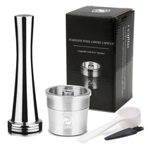 Italian stainless steel coffee capsule Cup coffee shell filter unlimited Italian concentrated powder hammer set
