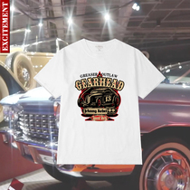 Summer English Locomotive Printed Compassionate Half Sleeve Shirt Teen Day Ensemble Boys Short Sleeve T-Shirt Student Personality Customize