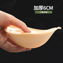 6CM thick chest patch womens wedding dress with small chest flat chest special super thick style gathering suspender extra thick chest large summer