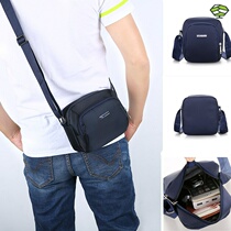 2022 New Trendy Mens Mini Small Bag Waterproof Nylon Oxford Cloth One Shoulder Diagonal Backpack Mobile Coin Purse