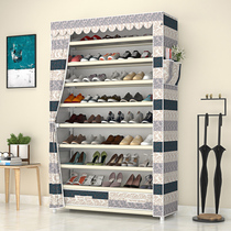 Shoe rack Simple dormitory door multi-layer assembly small shoe cabinet Economical large-capacity dust-proof multi-function shoe rack