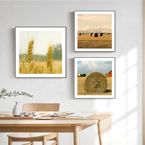 Modern minimalist small fresh scenery living room background wall decoration painting restaurant mural bedroom hotel porch hanging painting